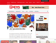 Tablet Screenshot of pi-news.net